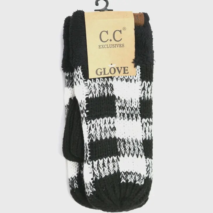 Buffalo Check Cc Mitten