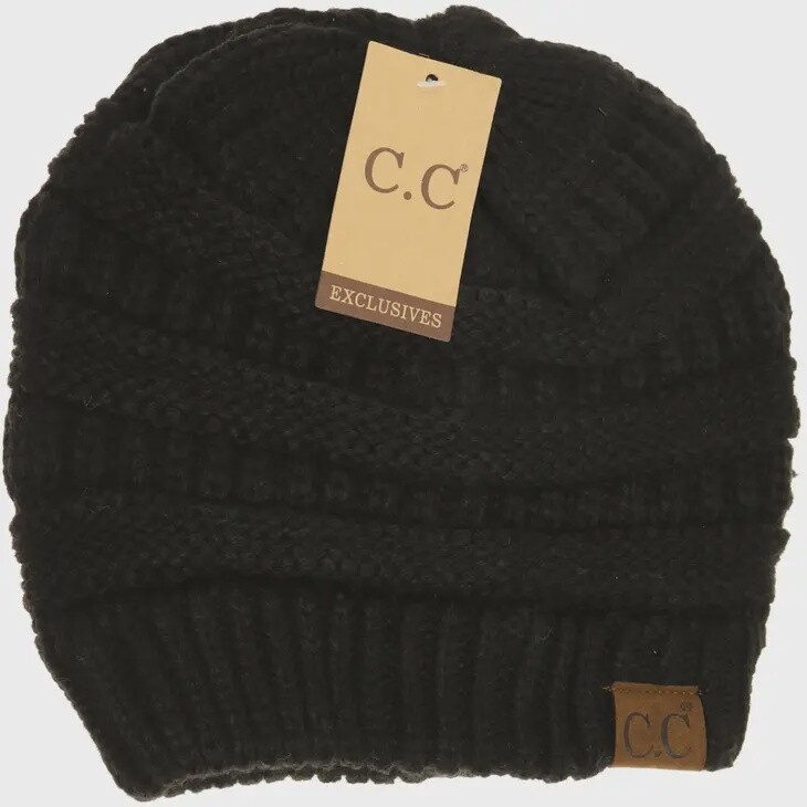 Classic Cc Beanie, Colour: Black