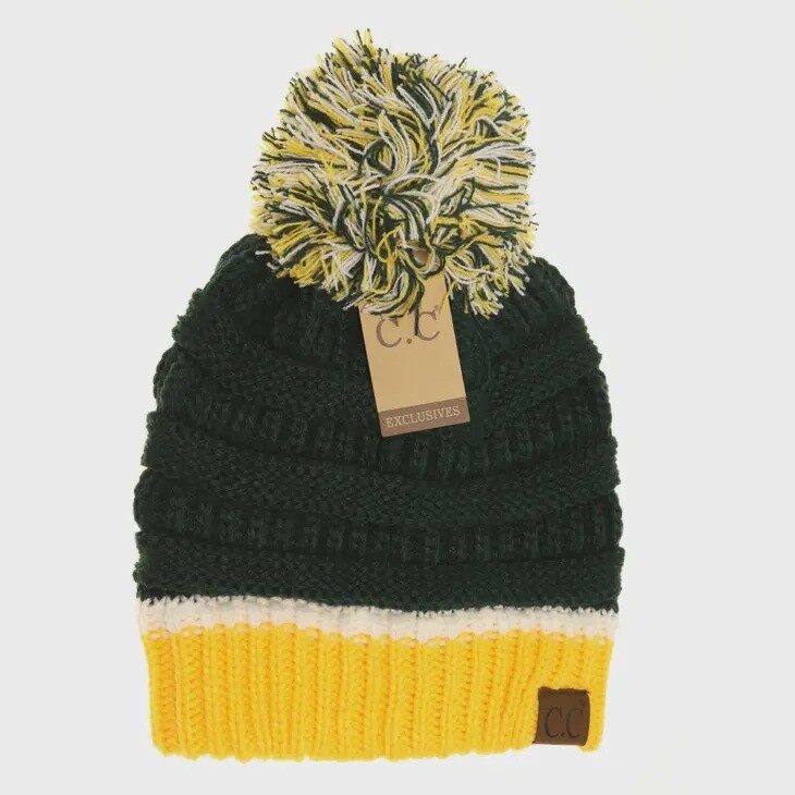 Pro Football Team Colored Cc Beanie, Colour: Packers