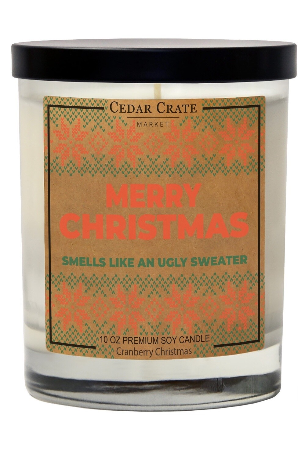 Merry Christmas Smells Like An Ugly Sweater Candle