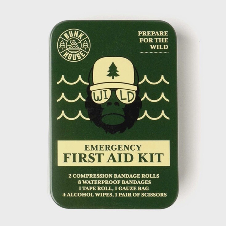 Emergency First Aid Kit, Colour: Green