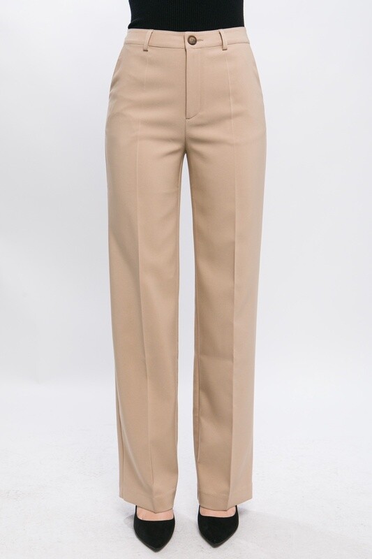 Formal Straight Leg Blazer Pants