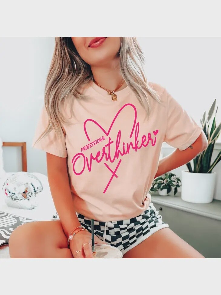 Professional Overthinker Tee, Size: Small