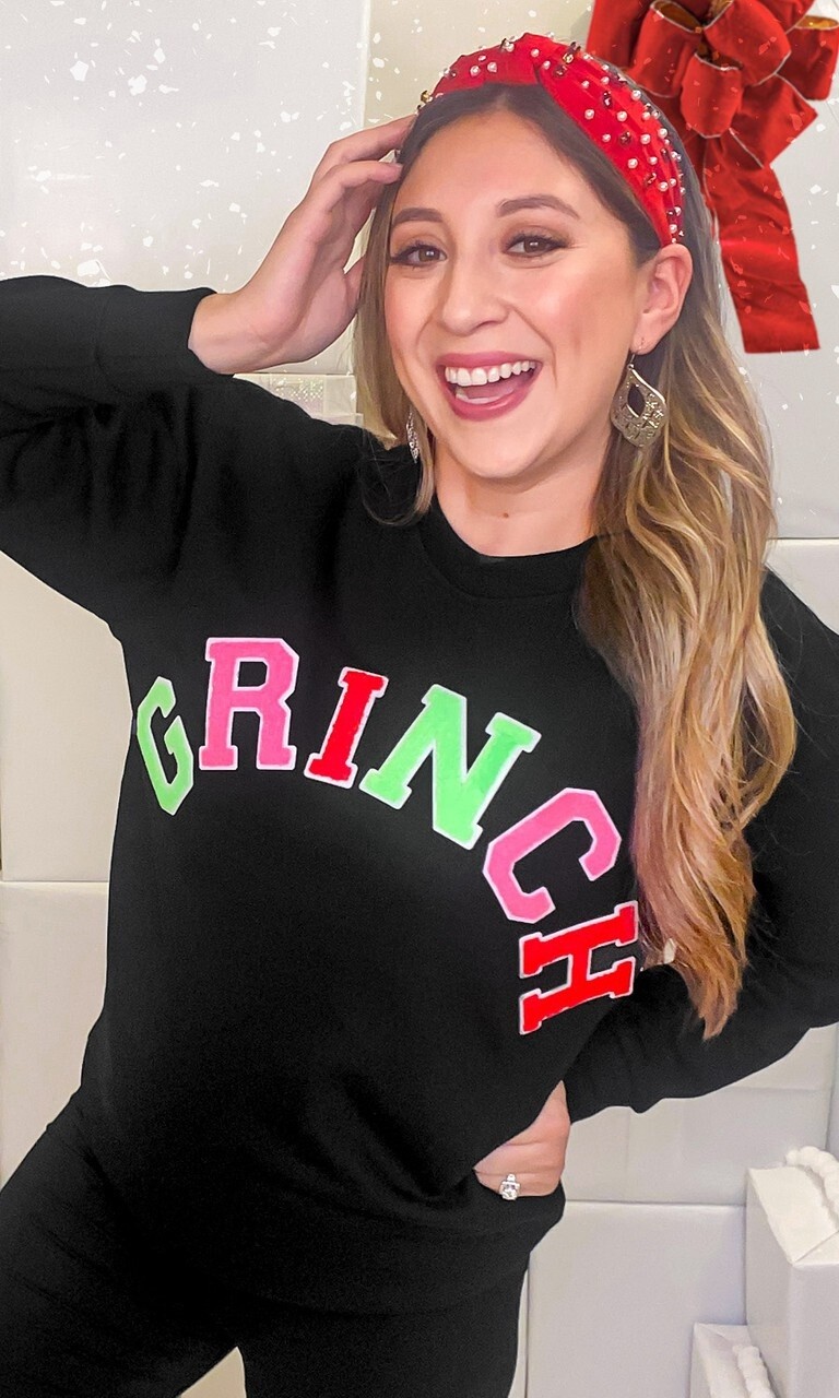 Grinch Graphic Sweatshirt