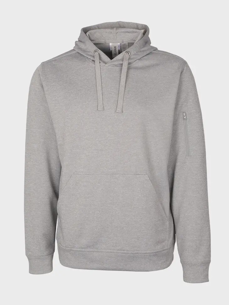 Clique Men&#39;s Lift Performance Hoodie Sweatshirt, Size: XS, Colour: Grey