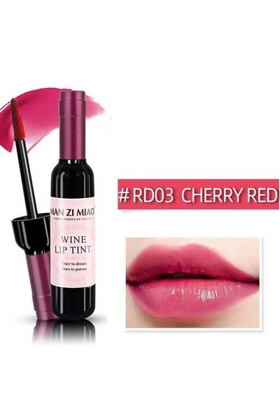 Wine Lip Tint, Colour: Cherry Red