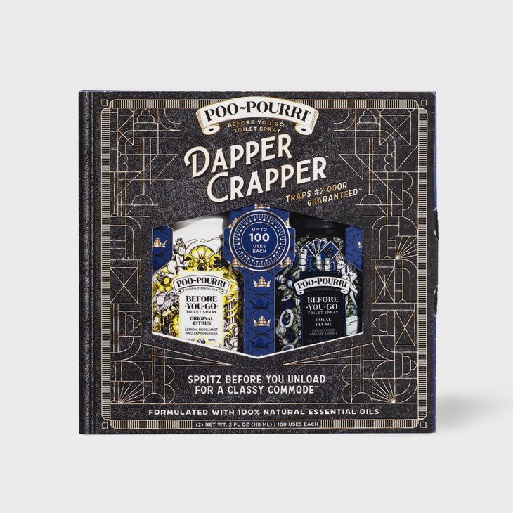 Poo~Pourri Dapper Crapper Gift Set 2 Pack