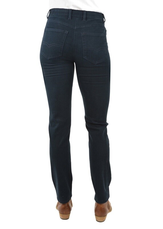 Thomas Cook Coloured Wool Denim Wonder Jeans Navy