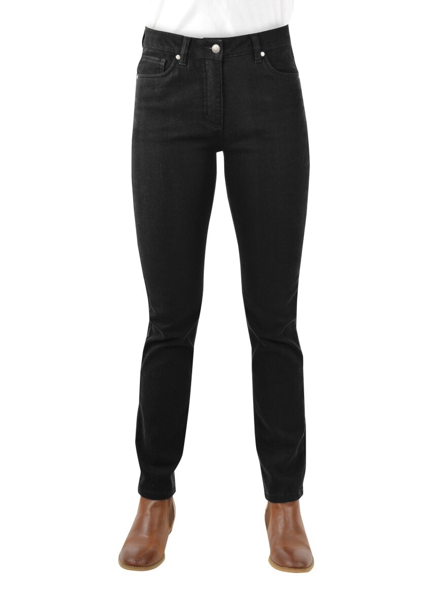 Thomas Cook Coloured Wool Denim Wonder Jean Black
