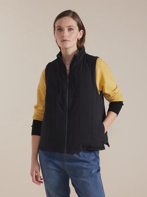 Marco Polo Quilted Essential Black Vest