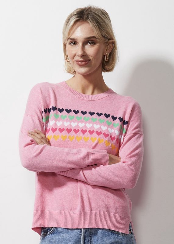 Zaket &amp; Plover Lovestruck Jumper Pink