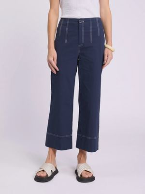 Marco Polo 3/4 Wide Leg Pant Navy