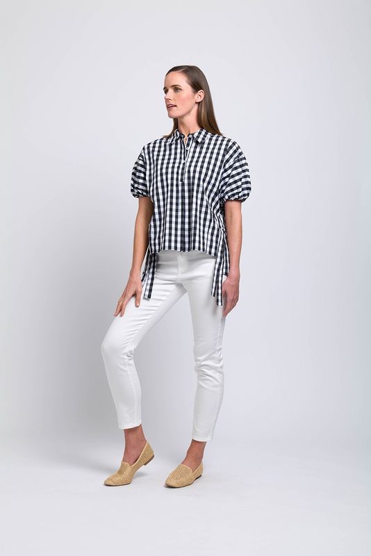 Foil Jackpot Shirt Black Check