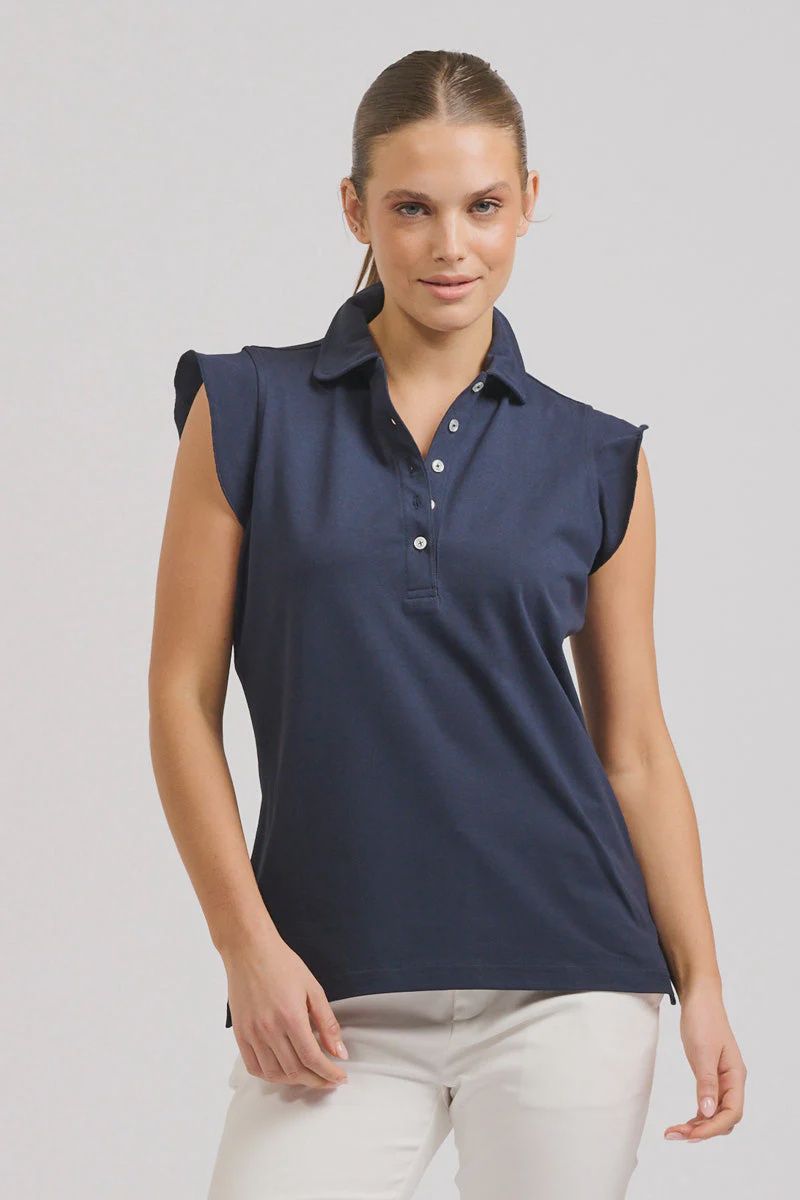 Club Flutter Polo French Navy