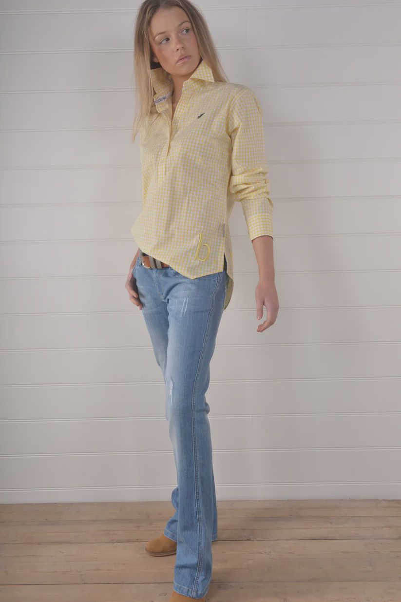 Bullrush Blair Gingham Shirt Yellow