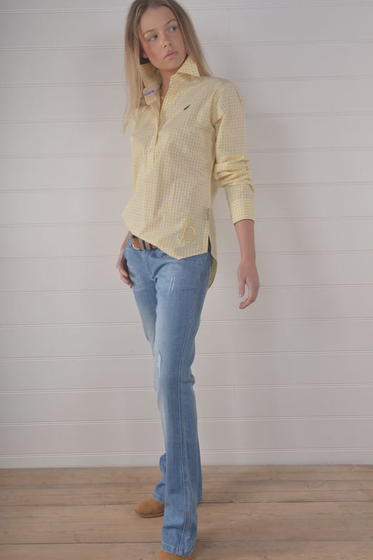 Bullrush Blair Gingham Shirt Yellow