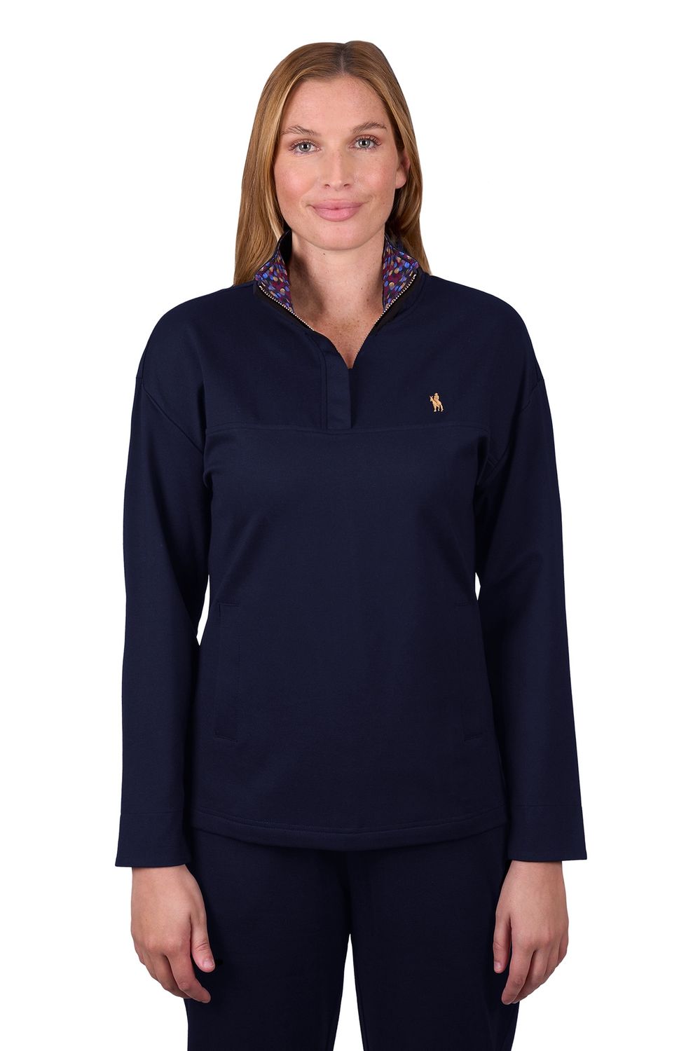 Thomas Cook Sandy 1/2 Zip Jumper Midnight