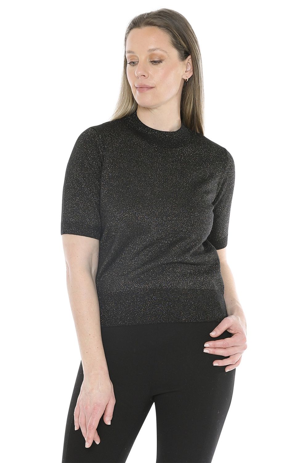Jump Metallic Short Sleeve Pull Over