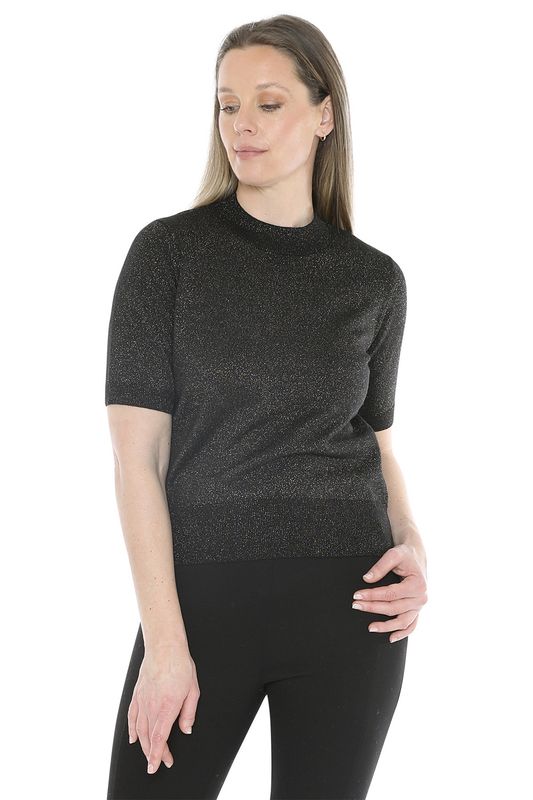 Jump Metallic Short Sleeve Pull Over
