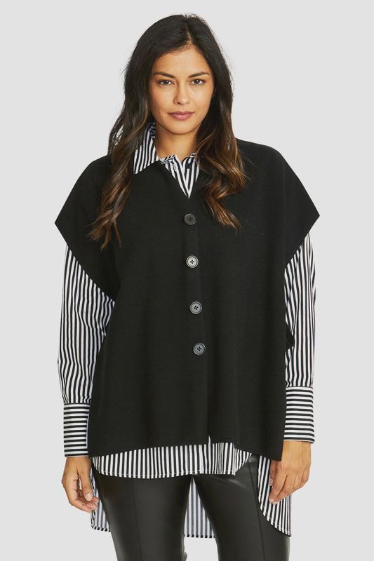 Ping Pong Caterina Vest Black