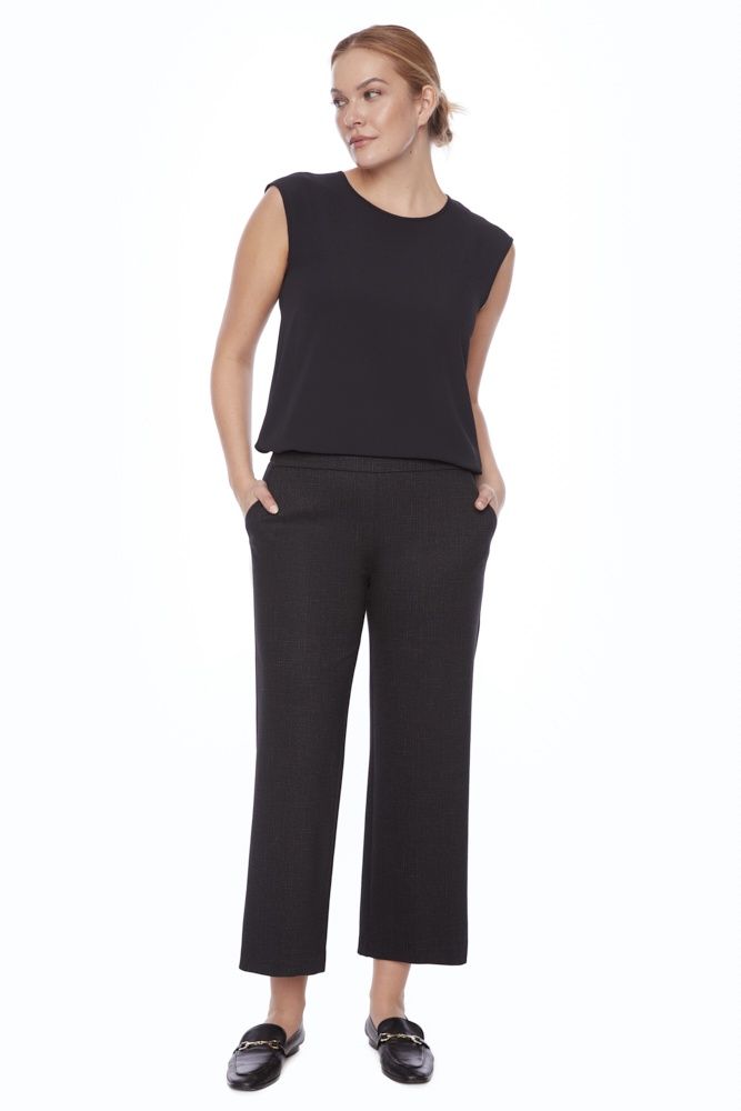 UP! Hove Black Ponte Gaucho Pant