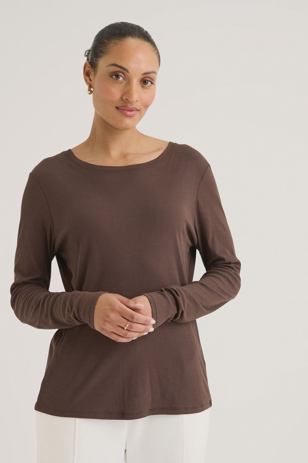 Yarra Trail Ice Layer Tee Cacao