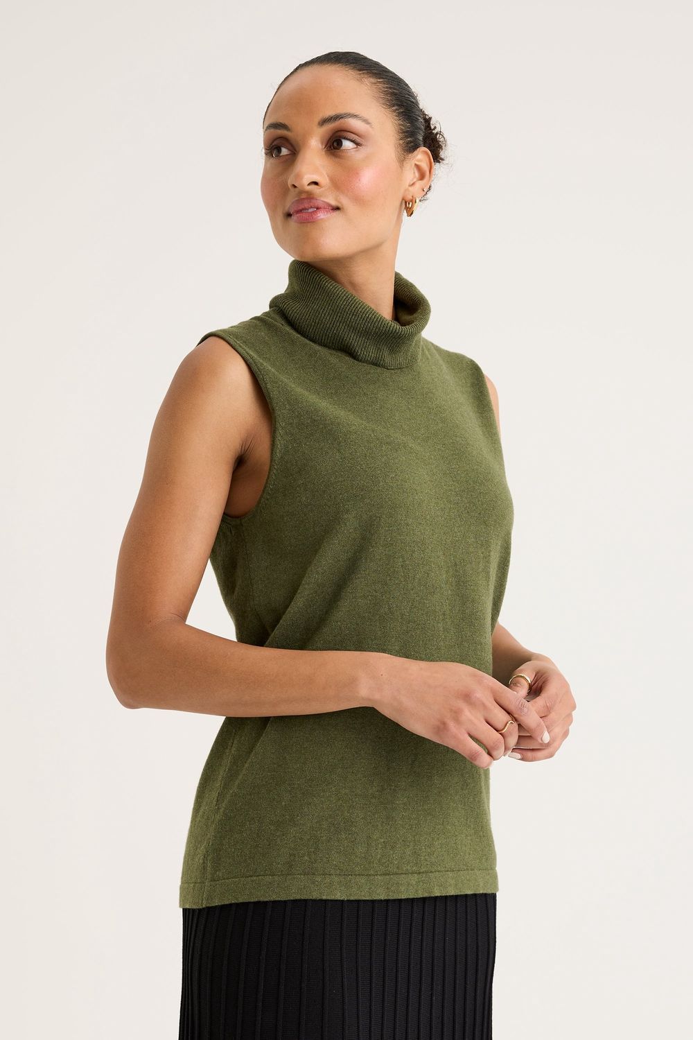 Yarra Trail Tranquil Knit Khaki
