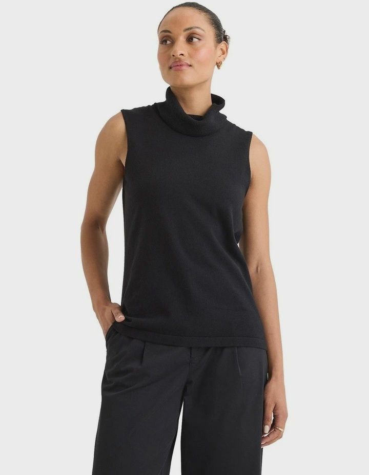 Yarra Trail Tranquil Knit Black