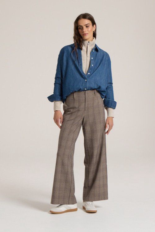 Yarra Trail Alloyed Pant Haze Check