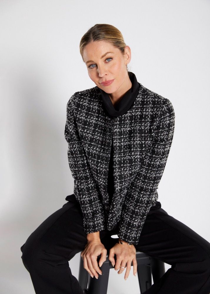 Philosophy Coco  L/S Crop Jacket Feature Check