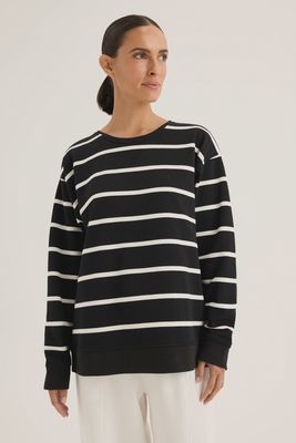 Yarra Trail Infinity Sweat Black/ Ecru