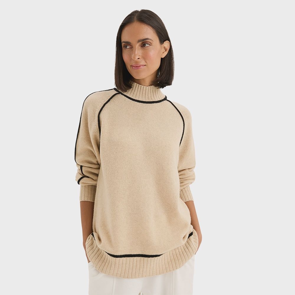 Yarra Trail Raw Knit Camel