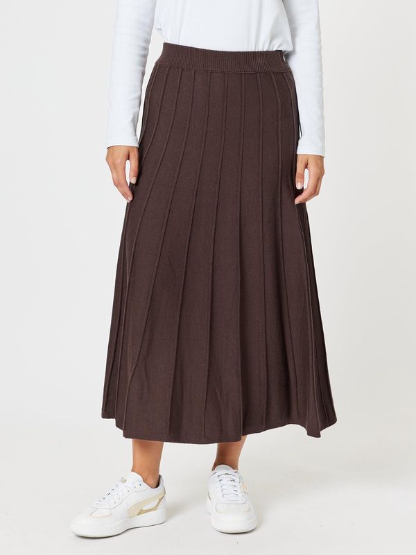 Gordon Smith Kate Long Knit Skirt Chocolate