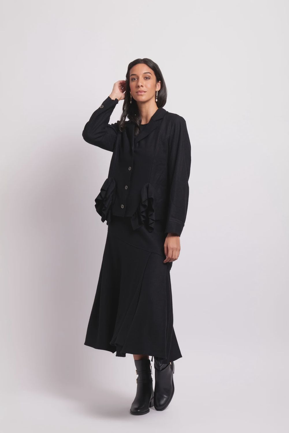 Foil Wool The World Jacket Black
