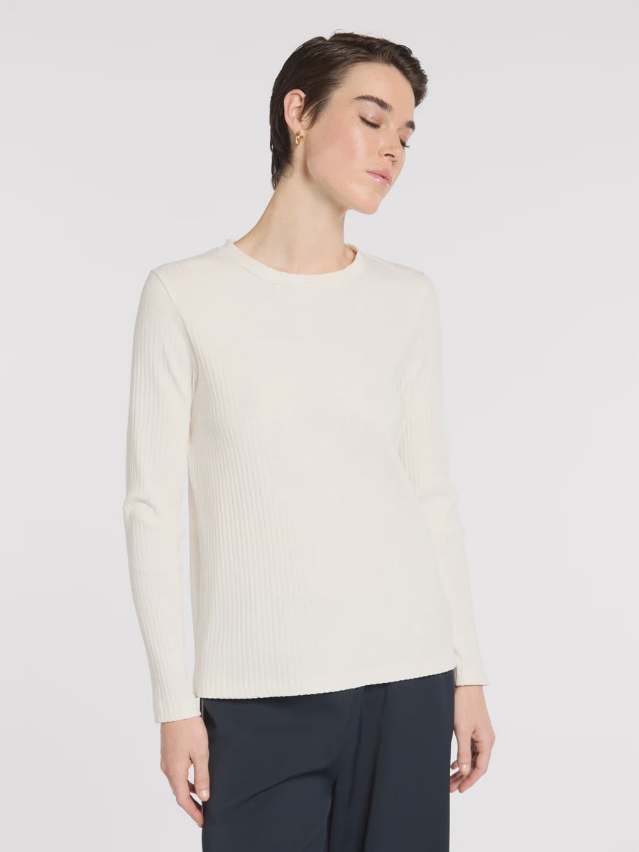 Marco Polo Essential Rib Top Ivory