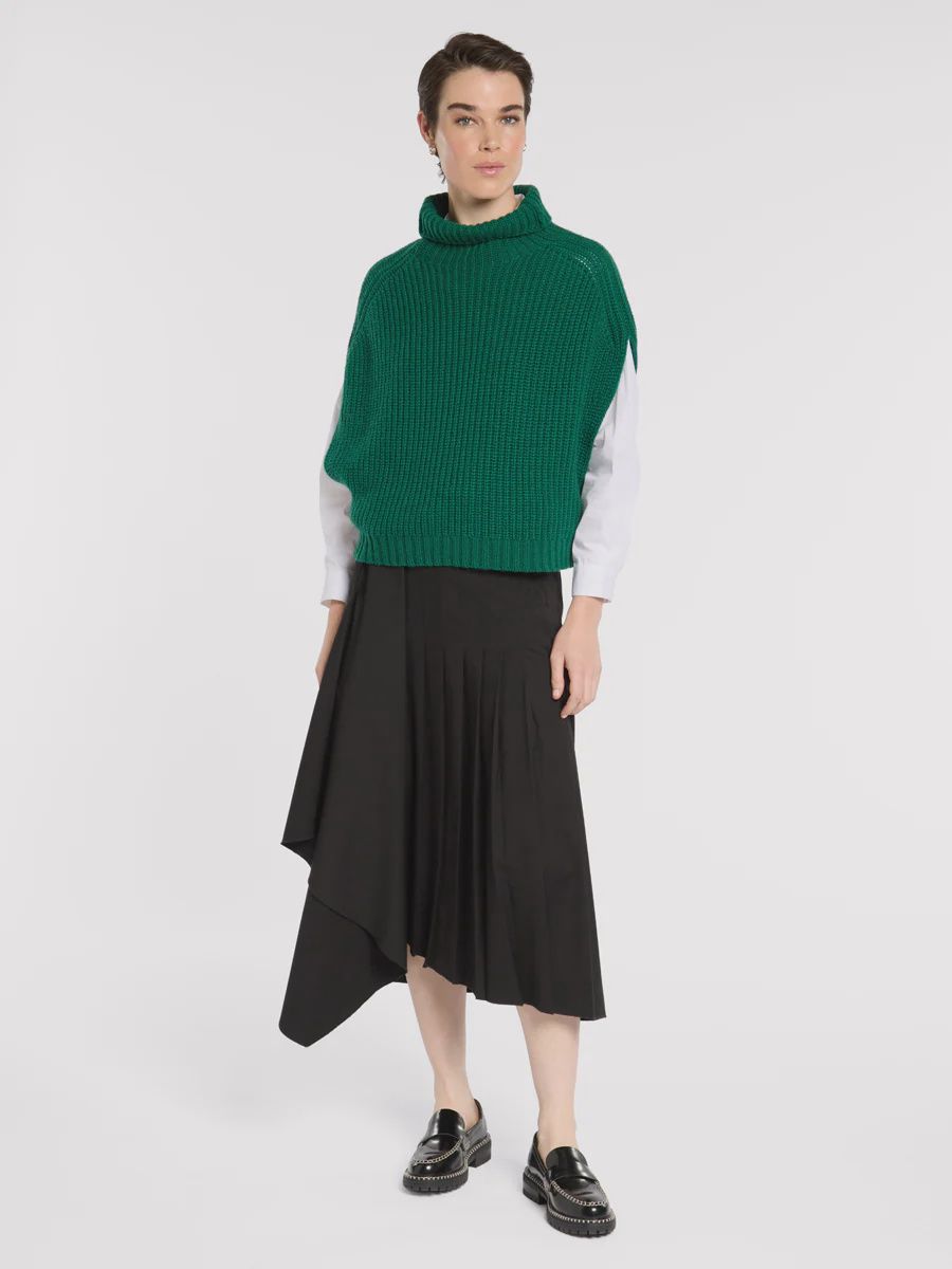 Marco Polo Chunky Knit Pull Over Emerald