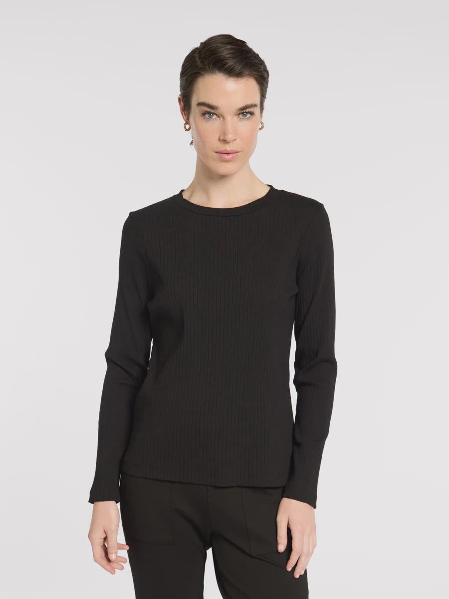 Marco Polo Essential Rib Top Black