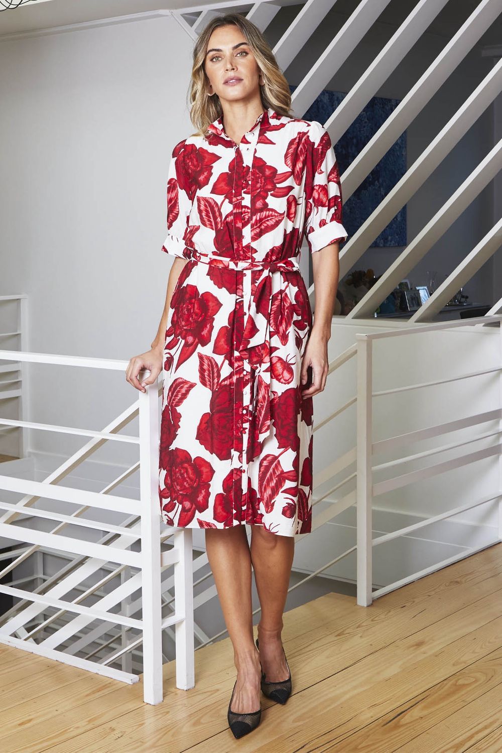 Ping Pong Valencia Belted Dress