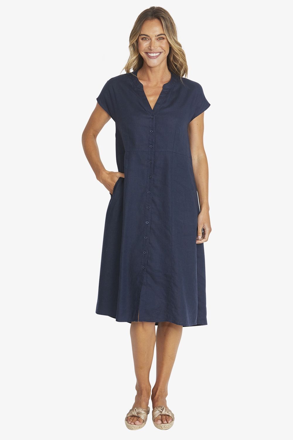 Ping Pong Sammy Linen Dress