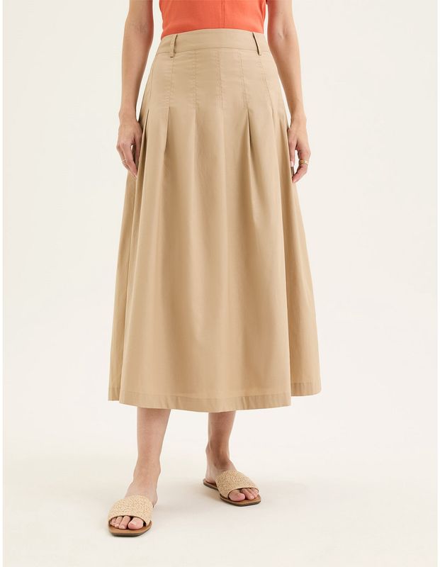 Yarra Trail Petal Skirt Cedar