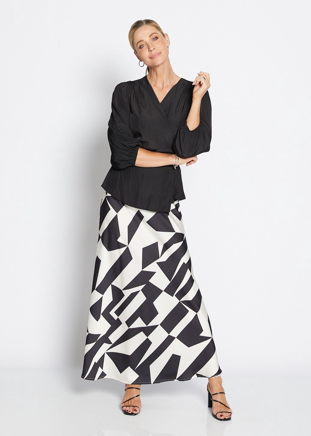 Philosophy Bias Maxi Skirt Glass