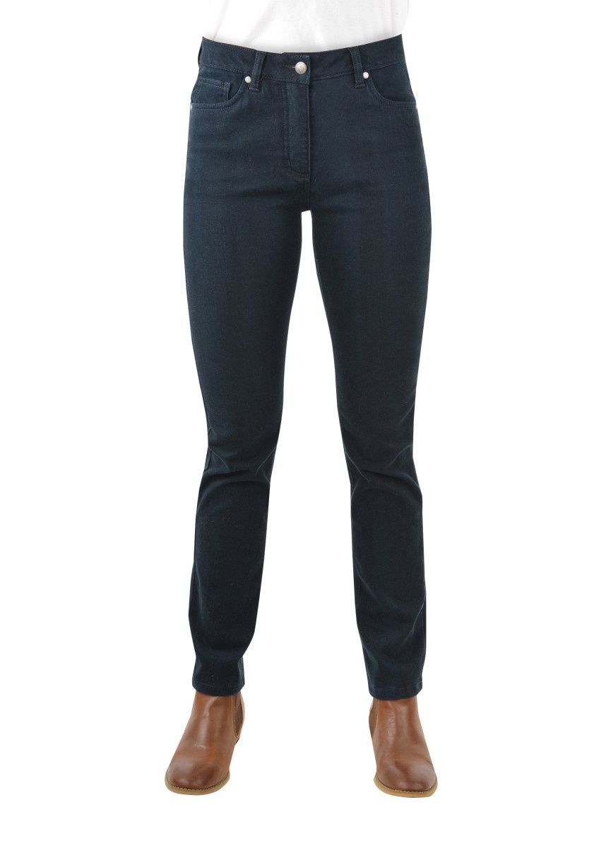 Thomas Cook Women&#39;s Coloured Wool Jeans Navy