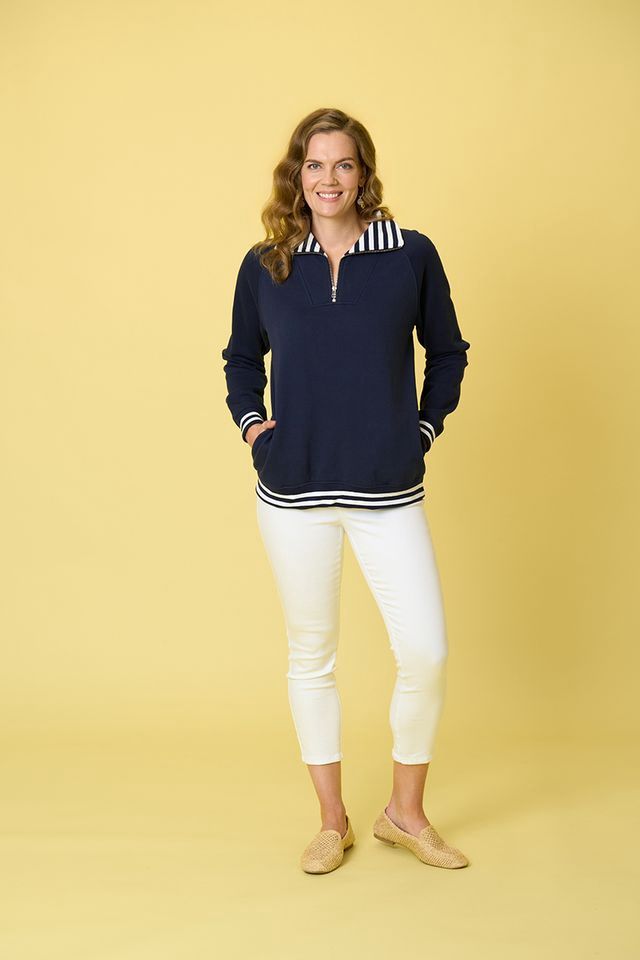 Charlie Jane Russell Sweater Navy