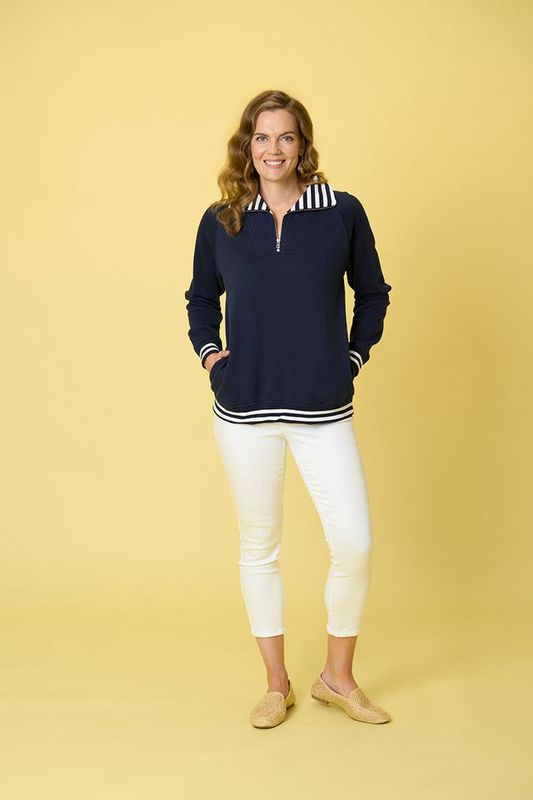 Charlie Jane Russell Sweater Navy