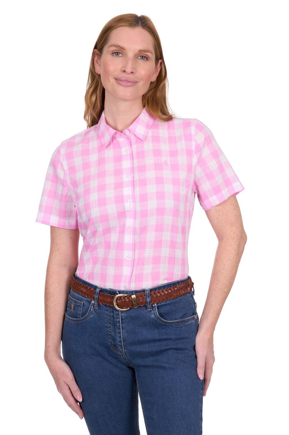 Thomas Cook Eliza SS Shirt Pink/White