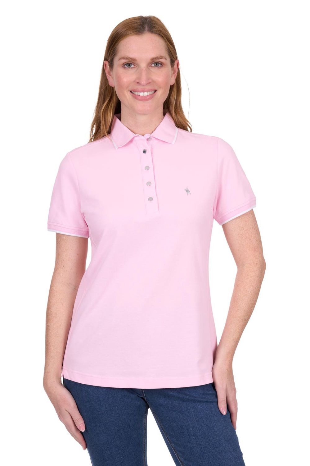 Thomas Cook Michelle SS Polo Pale Pink