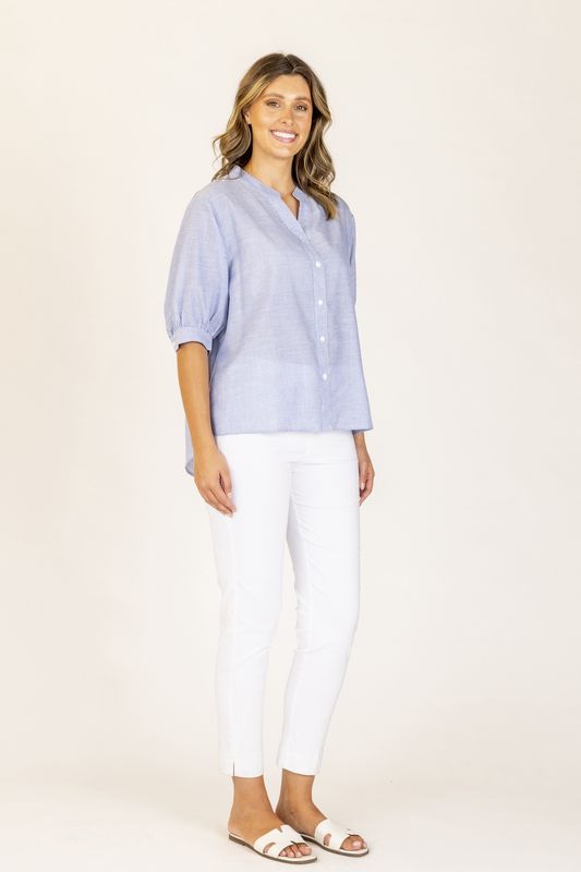 Renoma Bella Shirt Blue