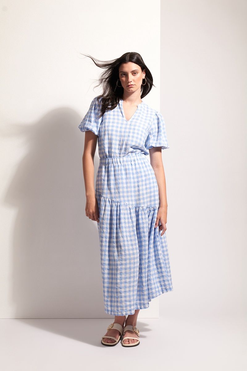Foil Checkmate Top Blue Check