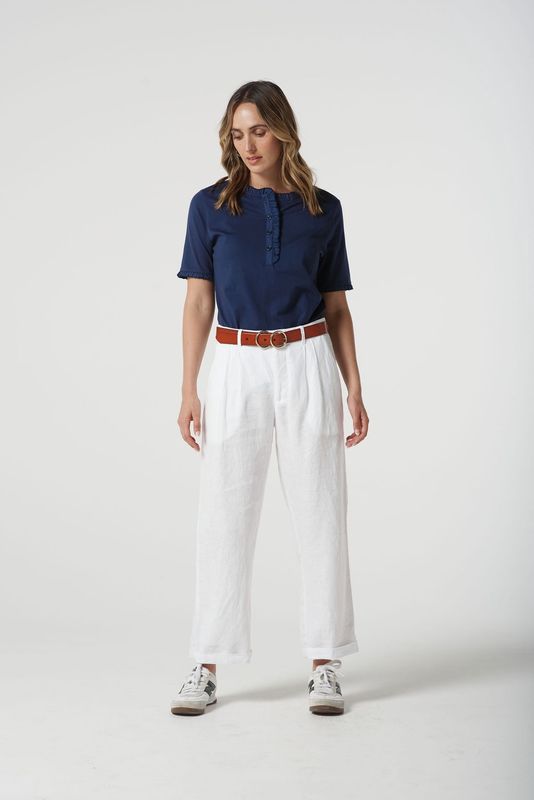 Goondiwindi Frill Polo Navy