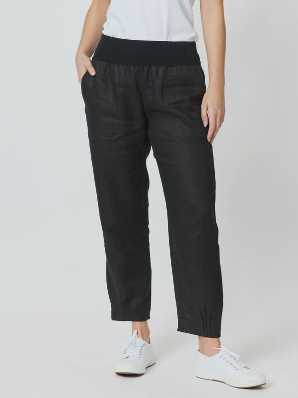 Gordon Smith Sarah Linen Pant Black
